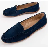 Purapiel Mocassin Meilis2 Bleu