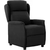 vidaXL , transat, noir, polyester