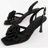 Montevita Sandale Avec Talon Florence Noir