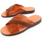 Purapiel (Brun, 43) Sandale En Cuir Pour Hommes. Beira 102719