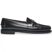Sebago pour femme. 7001CD0 Classic Joe Mocassins en cuir noir (38), Plat, Aucun, Casuel, Fête, Classique