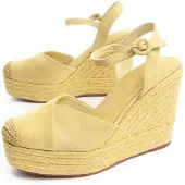 Montevita (Green, 38) Espadrille Compensée Femme Wesparto9 88511