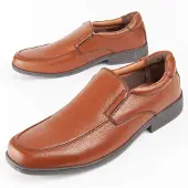 Purapiel (Brun, 43) Mocassins En Cuir Pour Hommes. Confore8 100612