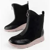 Montevita (Noir, 38) Bottines Compensées Pour Femmes. Calig6 100964