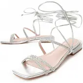 Montevita (Argent, 39) Sandale Pour Femme. Sandsum 88542