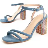 Montevita Sandale à talon Sanndarey7 Bleu