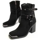 Montevita Bottes à talon Town Noir