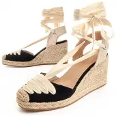 Montevita (Black, 37) Ciento 87298 Espadrilles Compensées Pour Femmes