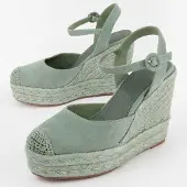 Montevita (Green, 38) Espadrille Compensée Pour Femme Balenci10 102987