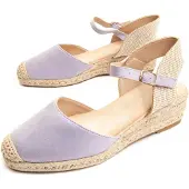Montevita (Purple, 36) Espadrilles Compensées Pour Femmes Spartsum18 90000