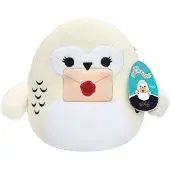 Squishmallows | Jouet Jazwares, Hedwige avec lettre, 20 cm