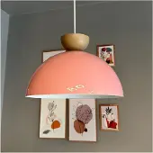 Bamyum Lipeo-BeigeHut Pendelleuchte Rose (E27)