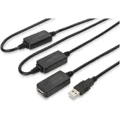 Digitus Câble de rallonge USB , prise mâle - prise femelle, 25,0 m