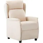 vidaXL , transat, couleur crème, polyester