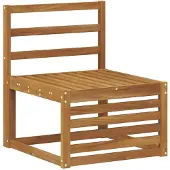 vidaXL Ensemble de salon de jardin 5 pièces en bois d'acacia massif, finition naturelle