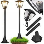 Lyora Lampe d'extérieur sur pied Niko 93 cm