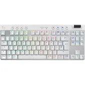 Logitech G PRO X TKL Gaming Clavier RF Wireless + Bluetooth QWERTZ Français Blanc (920-012144)