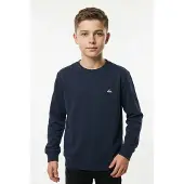 Quiksilver Basic Sweatshirt Bleu 10 Years Garçon
