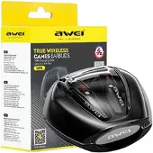 Awei Casque Bluetooth 5.3 T25 Tws+ Docking Station Noir/Noir