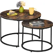 Relaxdays 2x tables-d'appoint (70 x 46 cm)