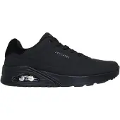 SKECHERS Uno - Suited on Air Sportschuhe Herren sportlicher Schnürer Schwarz Freizeit
