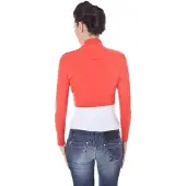 Datch Femmes, Pull-over, Débardeur à manches longues pour femme, rouge, Rouge, (L)