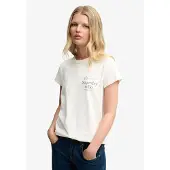 Superdry T-shirt 'Classic' champagne / gris clair