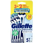 Gillette Rasoirs Skinguard Sensitive 3+2 pièces