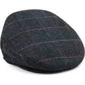 Barbour Wilkin Casquette Plate Chevrons Multicoloré Vert Vert foncé taille M