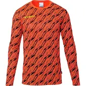 Uhlsport Progressive-goalkeeper Long Sleeve T-shirt Orange 12-13 Years Enfants