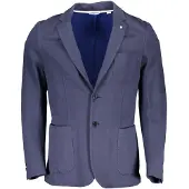 Gant Veste légère homme textile bleu SF3177 - Taille : 48