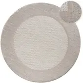 Tapis.fr Tapis d'intérieur & extérieur Verona beige 120 cm rond