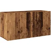 vidaXL Armoire TV murale imitation bois ancien 80x30x41 cm