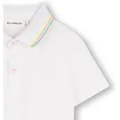 Billieblush U21830 Short Sleeve Dress Blanc,Rose 8 Years Fille