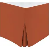 HOME LINGE PASSION Jupe de lit - - 160 x 200 cm + 30 cm - Terracotta