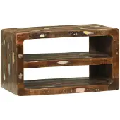 vidaXL Meuble TV 60 x 32 x 36 cm Bois massif de récupération