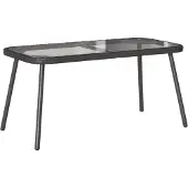 vidaXL Table basse noire 90X45X42 Cm en rotin synthétique Lumarko !