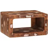 vidaXL Tables de chevet 45 x 30 x 24 cm bois de récupération massif