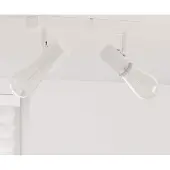 vidaXL Spot encastrable avec spots Blanc 26 x 6,5 x 11,5 cm Métal