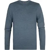 Petrol Industries M-ros-kwr201 Sweater Bleu S Homme