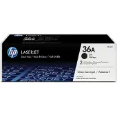 HP Toner 36A (CB436AD) Noir 2x - Multipack