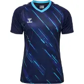 Hummel T-Shirt fonctionnel 'Match Triumph' bleu marine / azur / bleu foncé / blanc