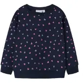 Name it Sweat-shirt 'Davina' saphir / violet / rose clair
