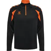 Hummel Sweat de sport orange / noir