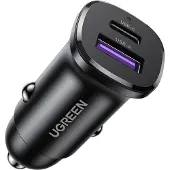UGREEN Chargeur de Voiture EC305 2 Ports 30W Noir