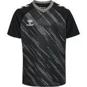 Hummel T-Shirt fonctionnel gris / noir / blanc