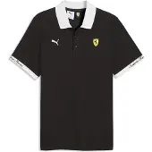Puma T-Shirt fonctionnel 'Ferrari' jaune / noir / blanc