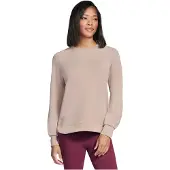 SKECHERS Skechluxe Elevate Crewneck LT152-TPBR, Sweat-shirt, Femmes, Beige