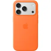 Apple Coque en silicone avec MagSafe pour iPhone 17 Pro - Orange