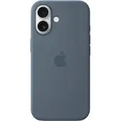 Apple Coque iPhone 17 en silicone avec MagSafe Bleu Ancre
